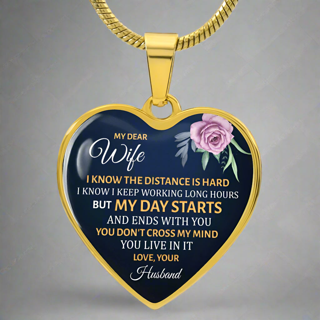 Heart's Home Necklace for Wife - Kim’s Signature Beauty & Accessories    