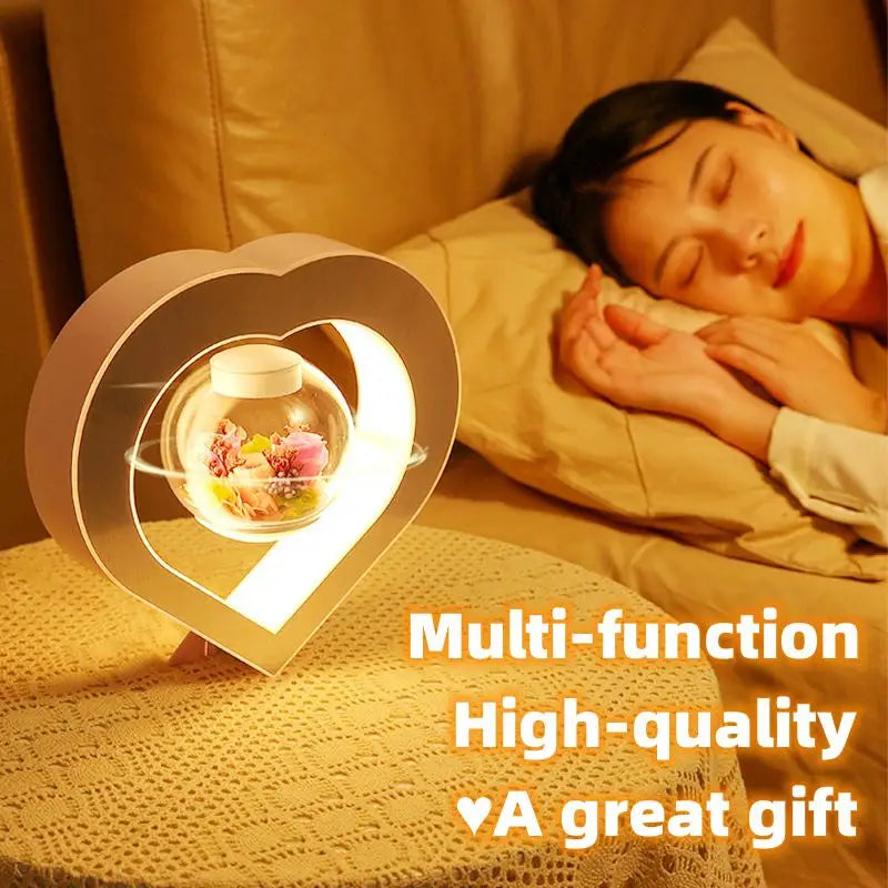 Heart-shaped Floating Table LED Night Light - Kim’s Signature Beauty & Accessories    
