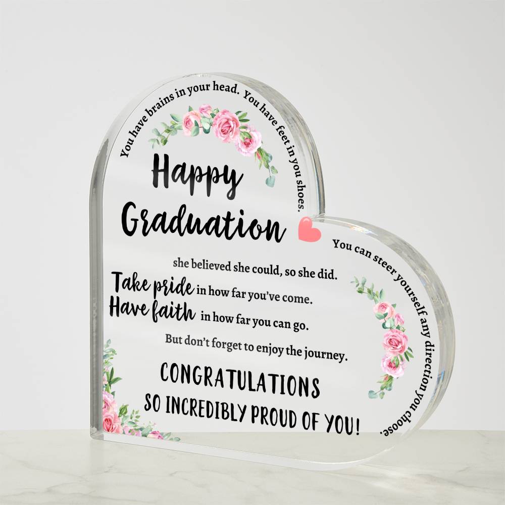 Heartfelt Graduation Inspiration: Acrylic Plaque - Kim’s Signature Beauty & Accessories    