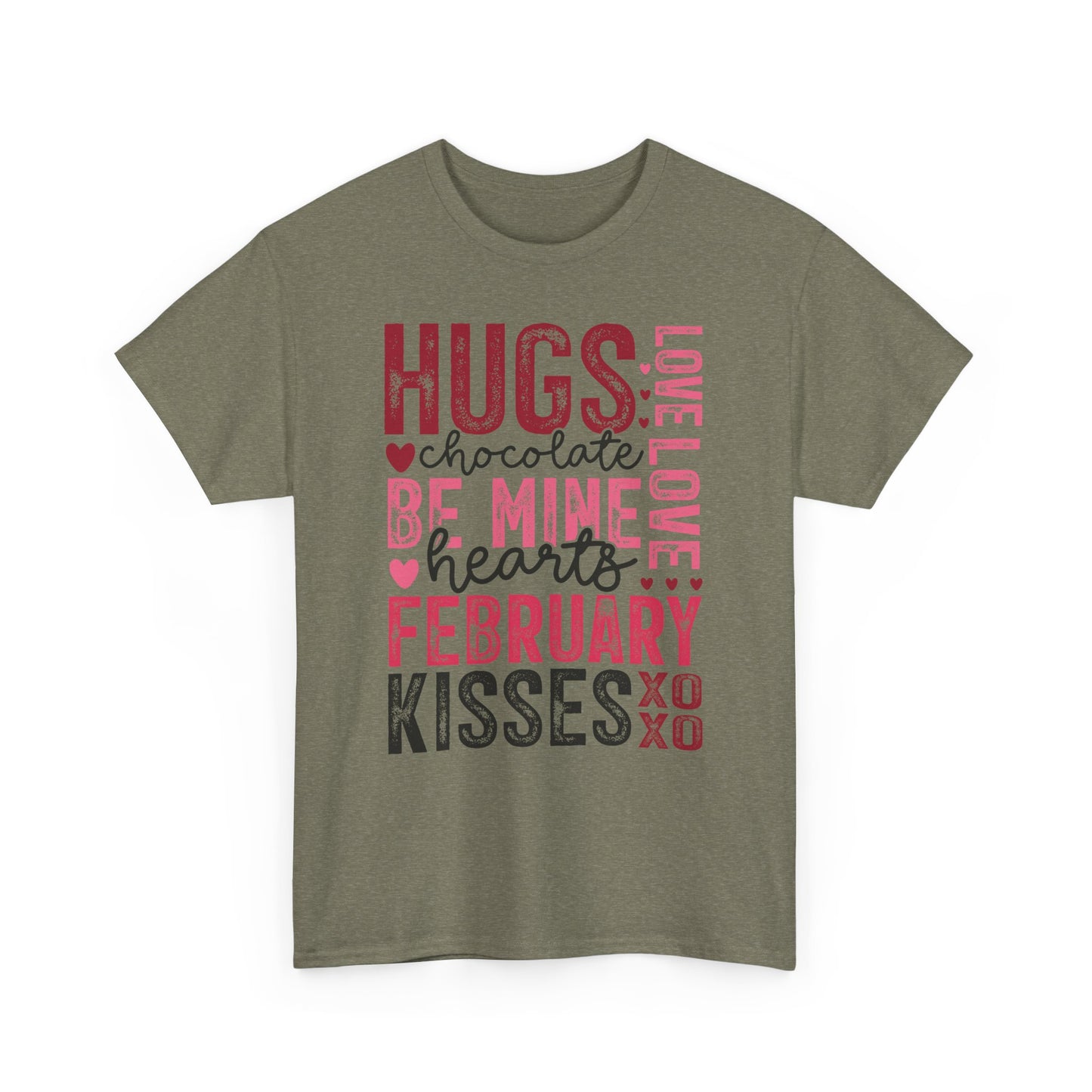 Hearts, February, Love Kisses Tee - Kim’s Signature Beauty & Accessories    