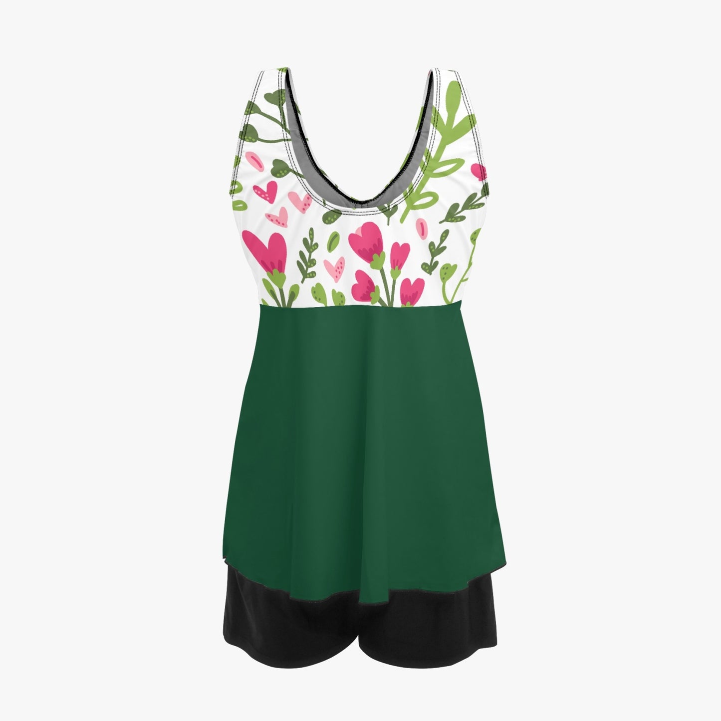 Hearts in Bloom |  Women's Two-Piece Swimsuit - Kim’s Signature Beauty & Accessories    