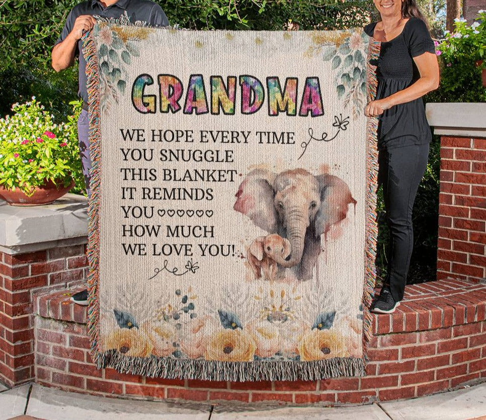 Heirloom Woven Blanket for Grandma - Kim’s Signature Beauty & Accessories    