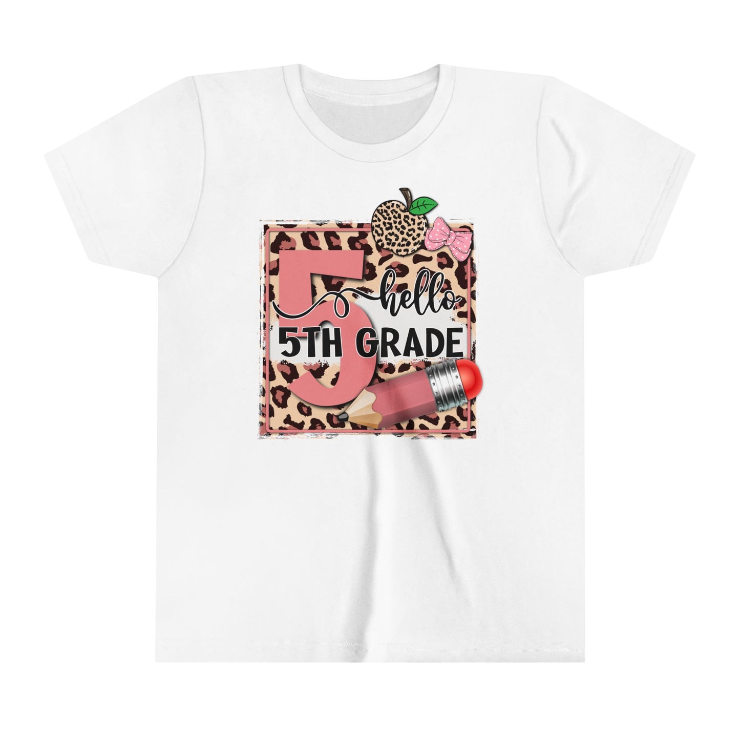 Hello Fifth Grade Tee - Kim’s Signature Beauty & Accessories    