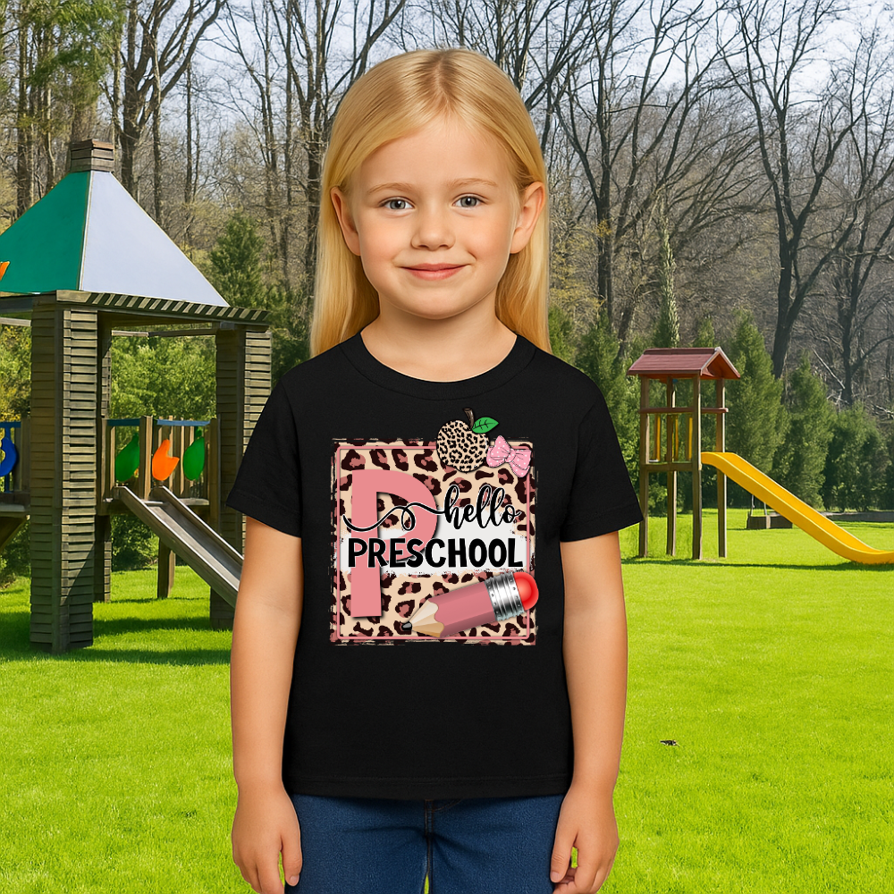 Hello Preschool Youth Short Sleeve Tee - Kim’s Signature Beauty & Accessories    
