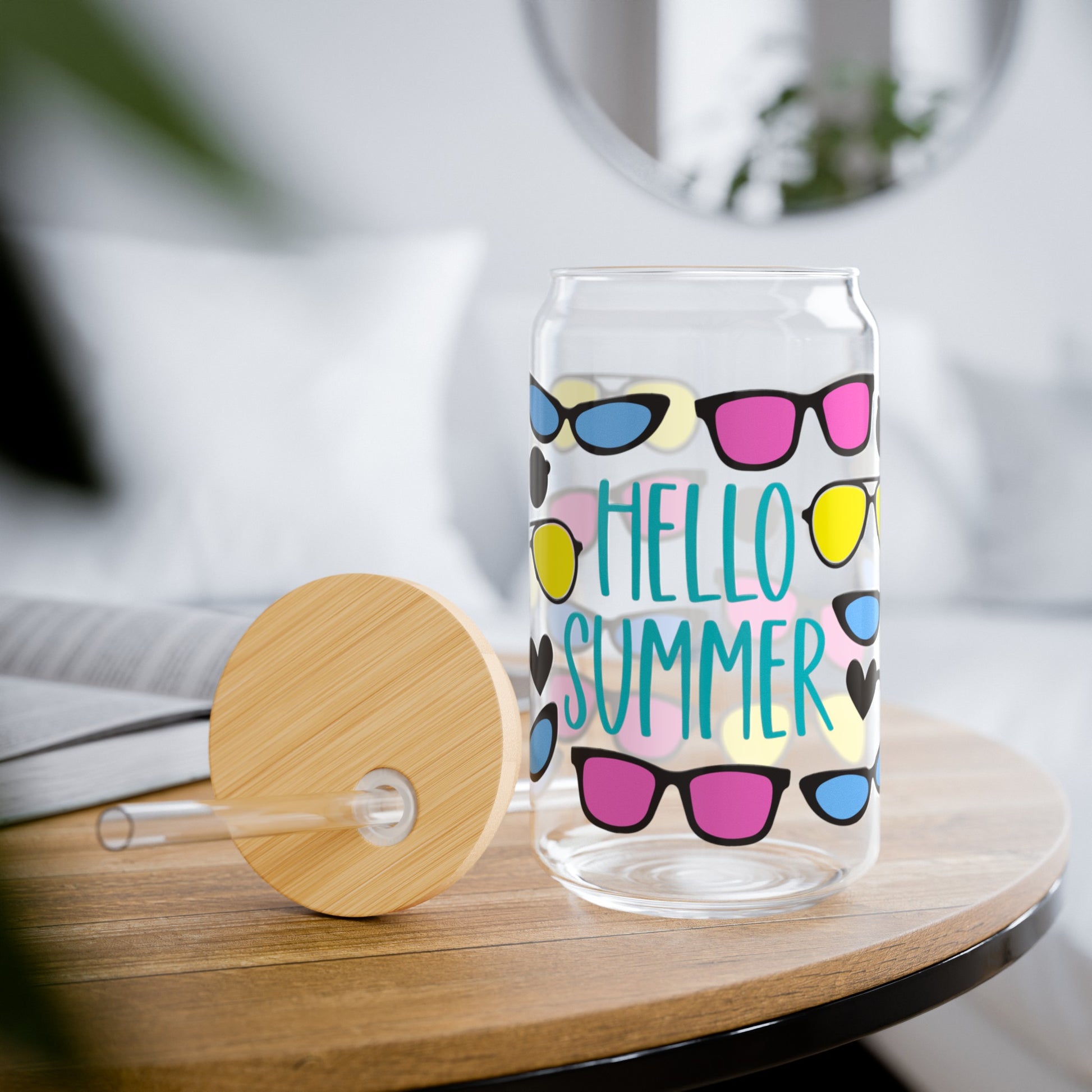Hello Summer Shades Sipper Glass - Kim’s Signature Beauty & Accessories    