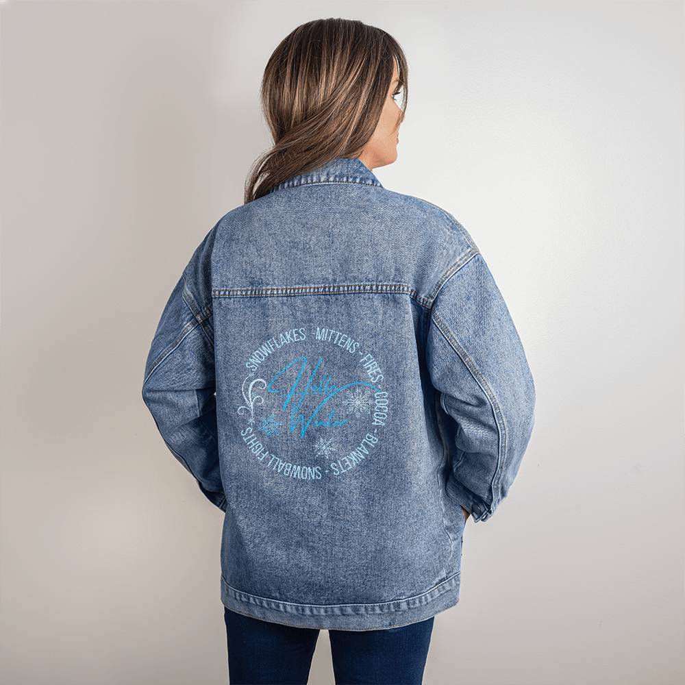 Hello Winter Favorites Jean Jacket - Kim’s Signature Beauty & Accessories    
