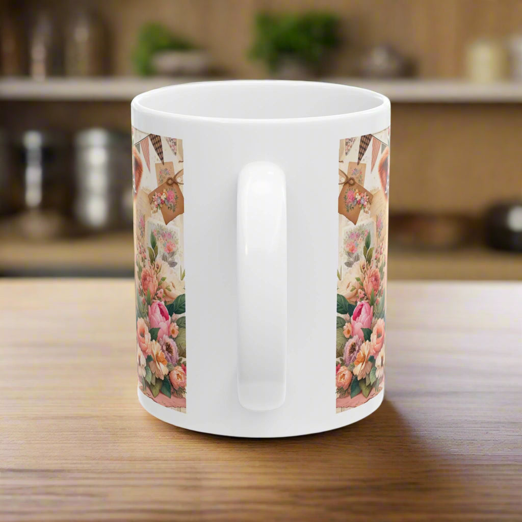 🐄 Highland Cow Floral Ceramic Mug - Kim’s Signature Beauty & Accessories    
