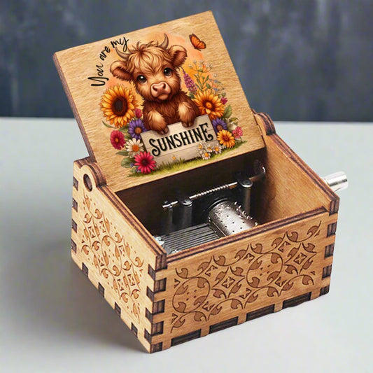Highland Cow Music Box - Kim’s Signature Beauty & Accessories    