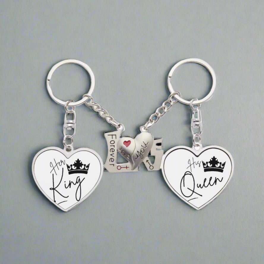His & Her Couple Magnetic Keychain - Kim’s Signature Beauty & Accessories    