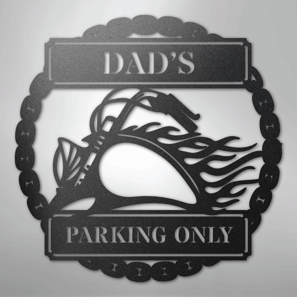 Hog Parking Plaque - Steel Sign - Kim’s Signature Beauty & Accessories