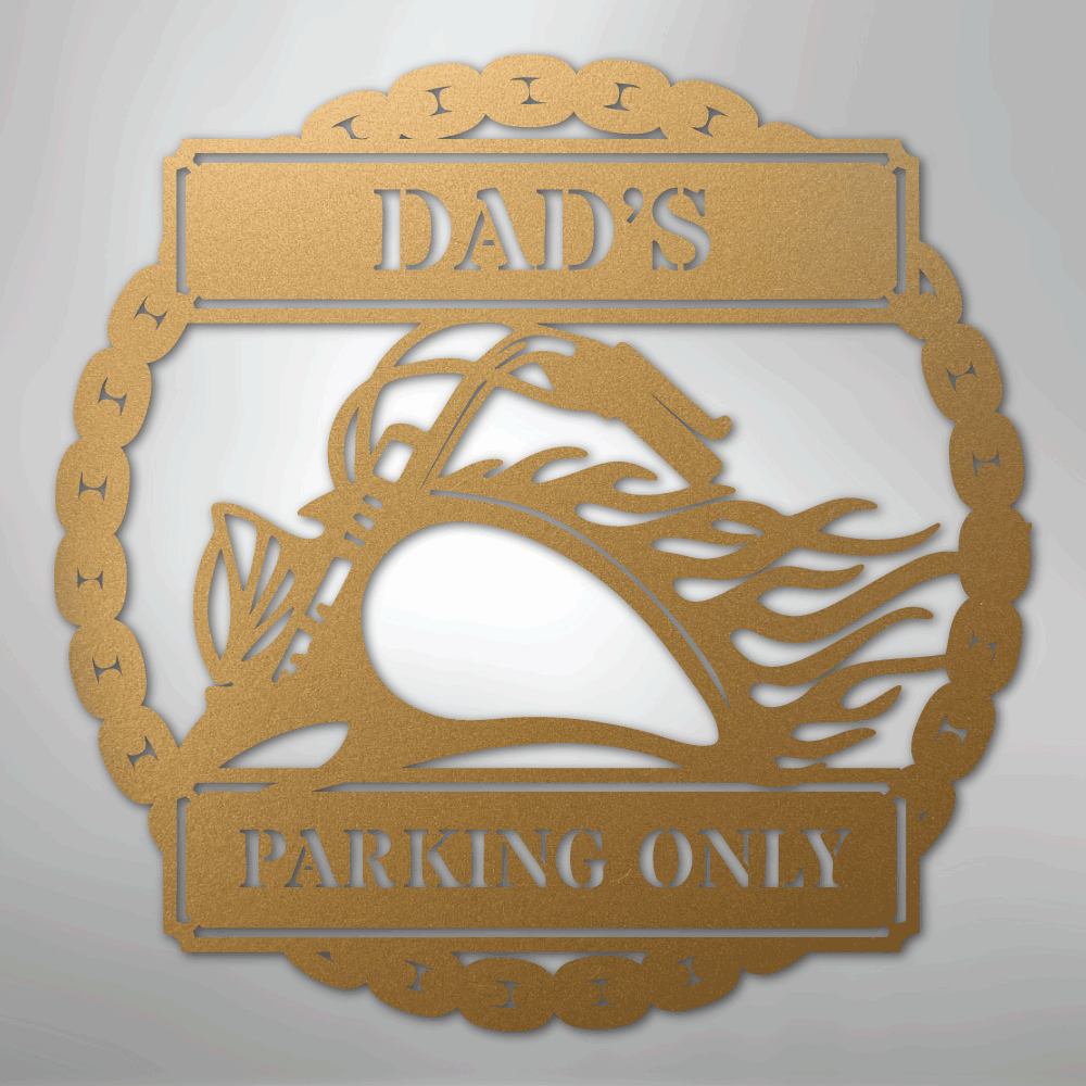 Hog Parking Plaque - Steel Sign - Kim’s Signature Beauty & Accessories
