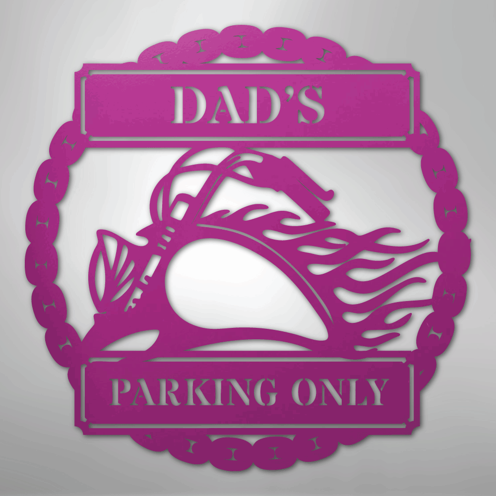 Hog Parking Plaque - Steel Sign - Kim’s Signature Beauty & Accessories