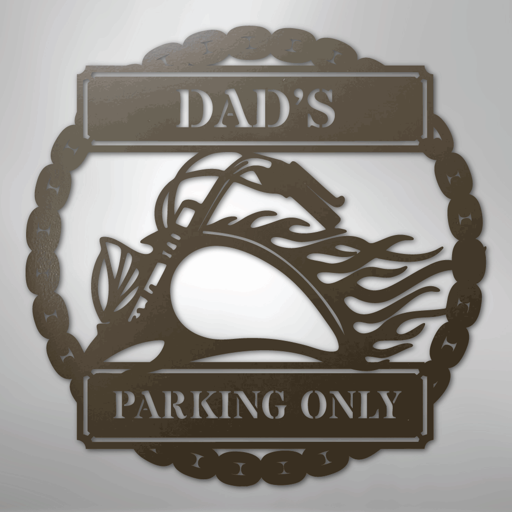 Hog Parking Plaque - Steel Sign - Kim’s Signature Beauty & Accessories