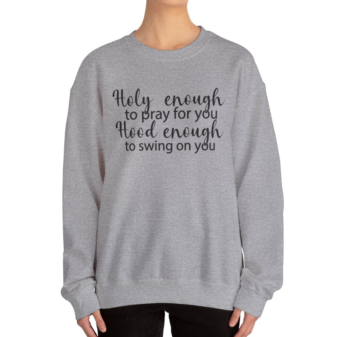 Holy Enough, Hood Enough Sweatshirt - Kim’s Signature Beauty & Accessories    