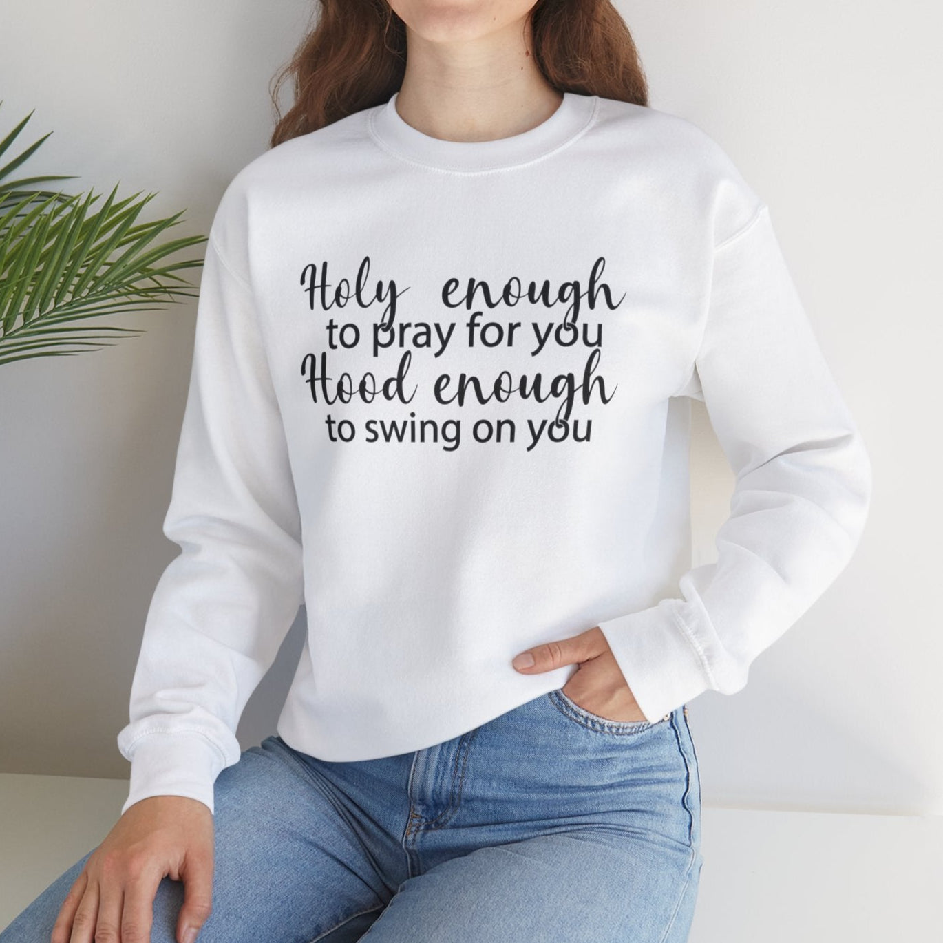 Holy Enough, Hood Enough Sweatshirt - Kim’s Signature Beauty & Accessories    