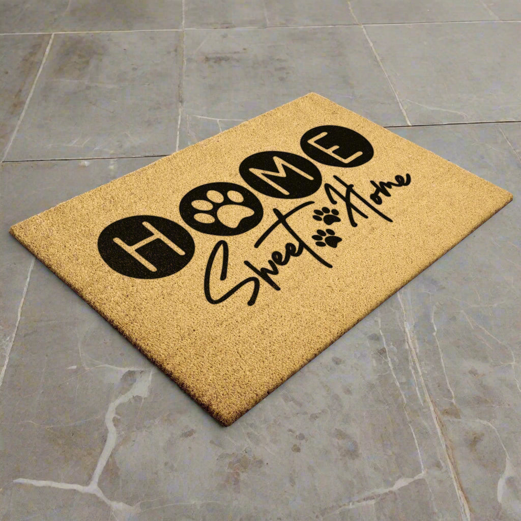 Home Sweet Home Pet Paw Door Mat - Kim’s Signature Beauty & Accessories    