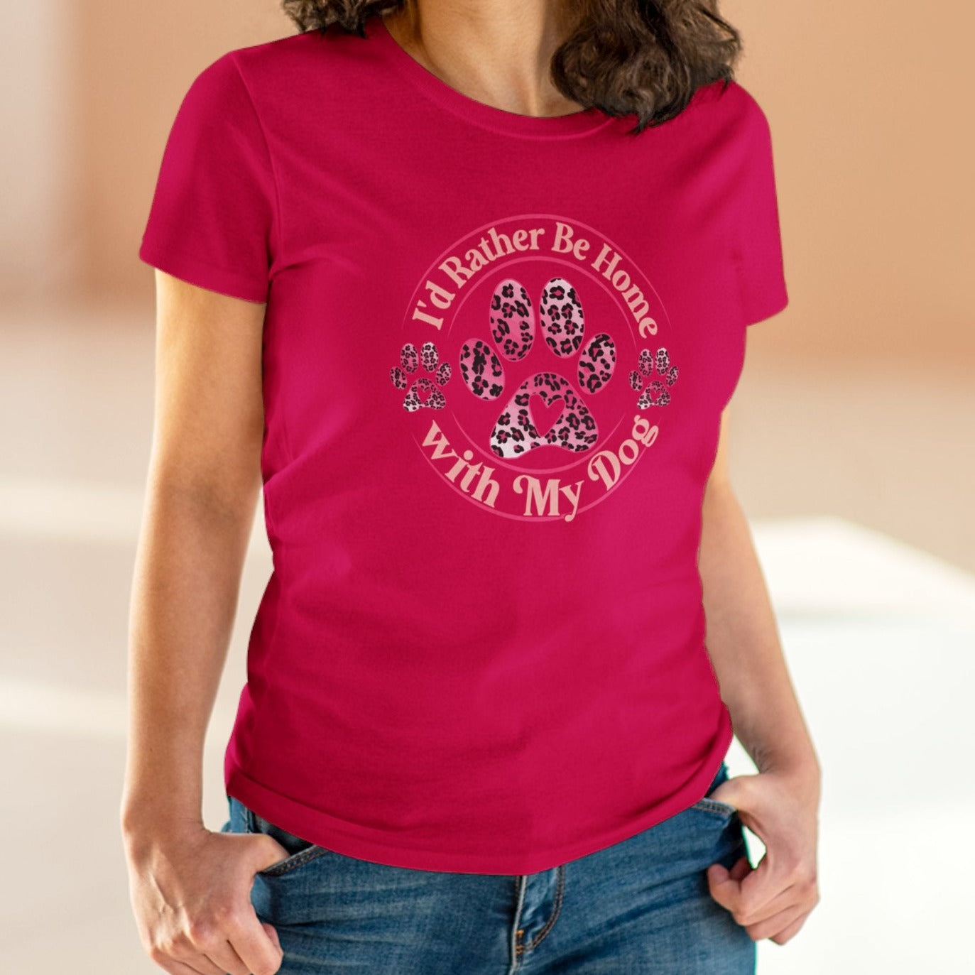 Home With My Dog Tee - Kim’s Signature Beauty & Accessories    