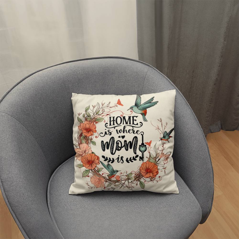 Home is Where Mom Is Pillow - Kim’s Signature Beauty & Accessories    