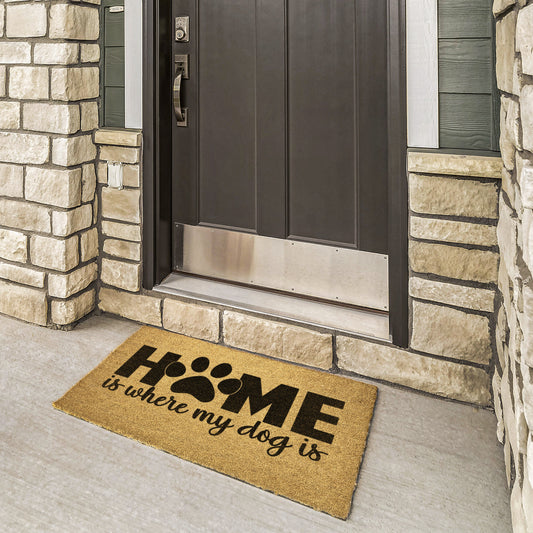 Home is Where my Dog is | Door Mat - Kim’s Signature Beauty & Accessories    