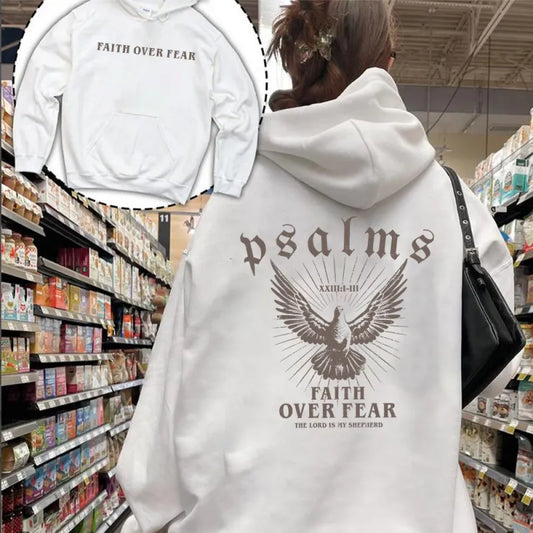 Hoodie Bible Scripture Pattern Girly Style Sweatshirt - Kim’s Signature Beauty & Accessories    