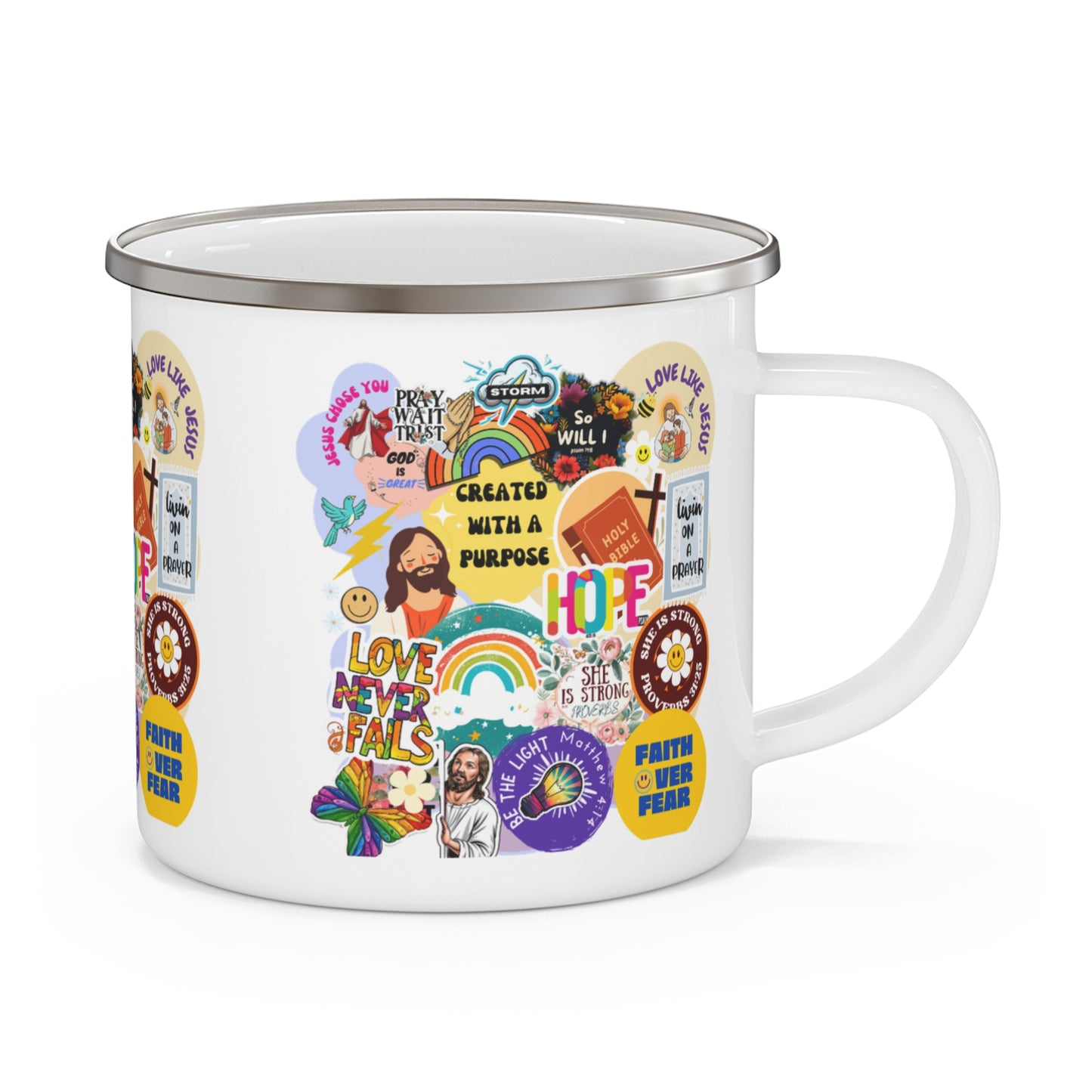 Hope Enamel Camping Mug - Kim’s Signature Beauty & Accessories    