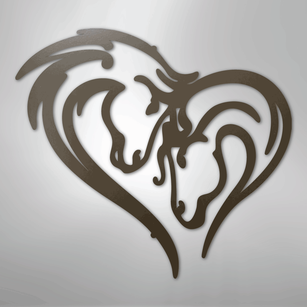 Horse Love - Steel Sign - Kim’s Signature Beauty & Accessories