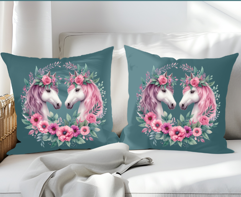 Horse Lover Double Sided Print Premium Pillow - Kim’s Signature Beauty & Accessories    