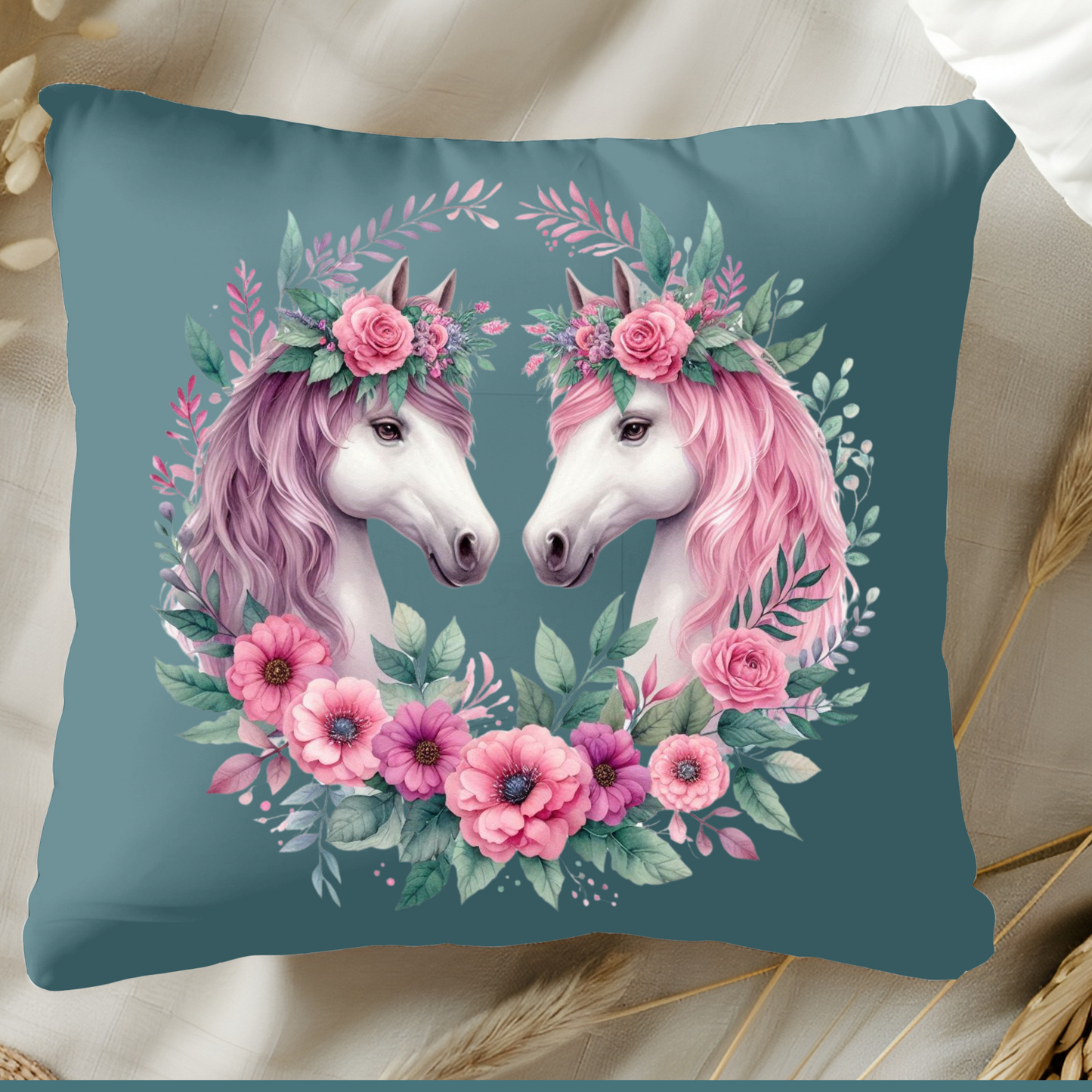 Horse Lover Double Sided Print Premium Pillow - Kim’s Signature Beauty & Accessories    