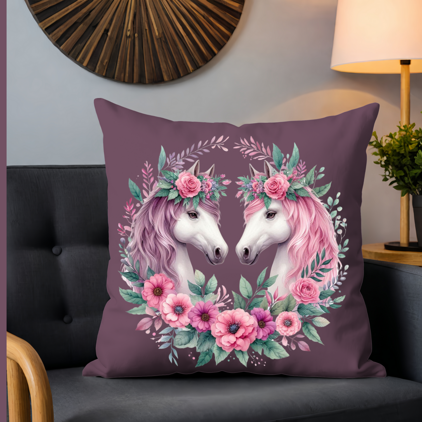 Horse lovers Double Sided Print Premium Pillow - Kim’s Signature Beauty & Accessories    