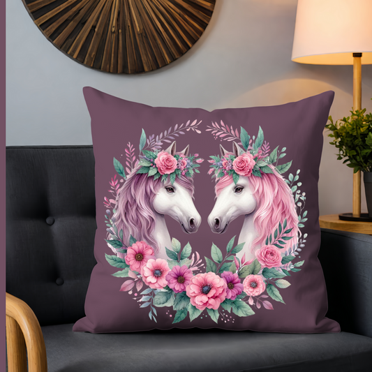 Horse lovers Double Sided Print Premium Pillow - Kim’s Signature Beauty & Accessories    