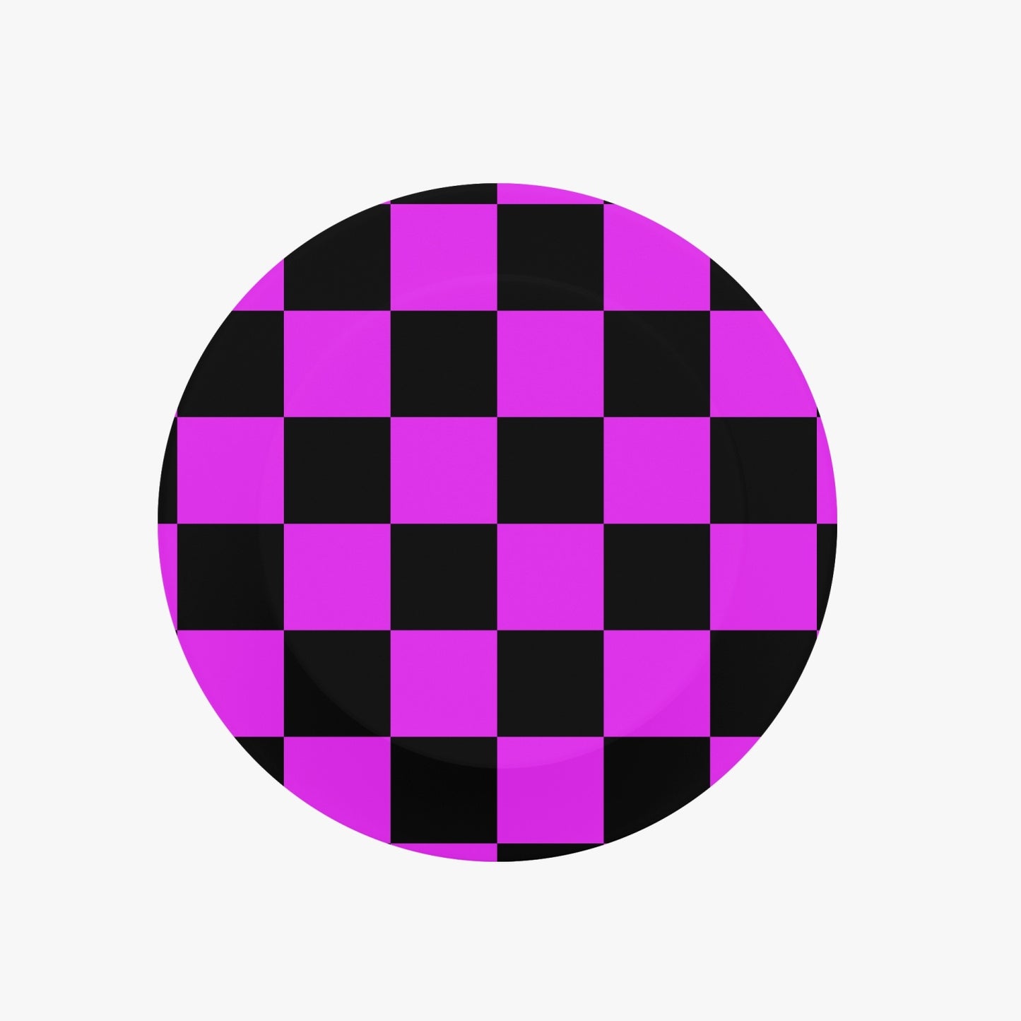 Hot Pink & Black checkered | .Magnetic Collapsible Grip And Stand - Kim’s Signature Beauty & Accessories    