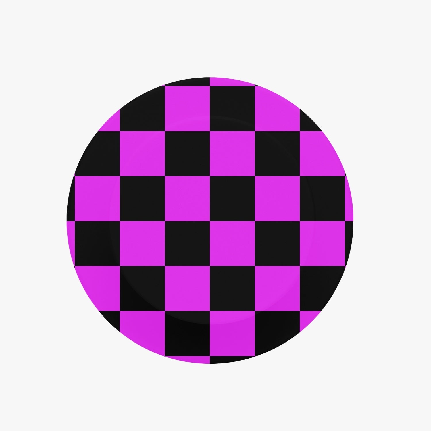 Hot Pink & Black checkered | .Magnetic Collapsible Grip And Stand - Kim’s Signature Beauty & Accessories    