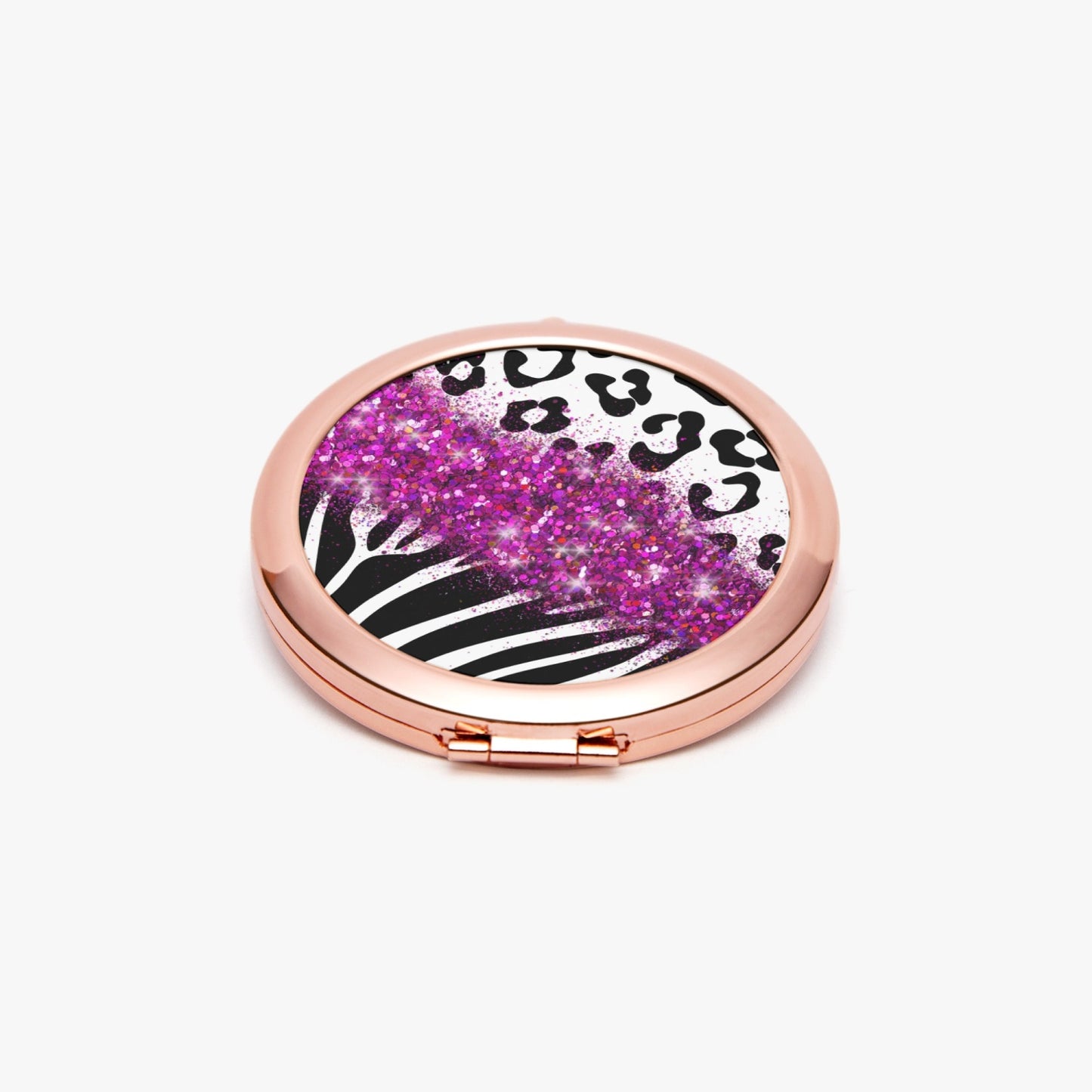 Hot Pink Glitter | Compact Mirror - Kim’s Signature Beauty & Accessories    