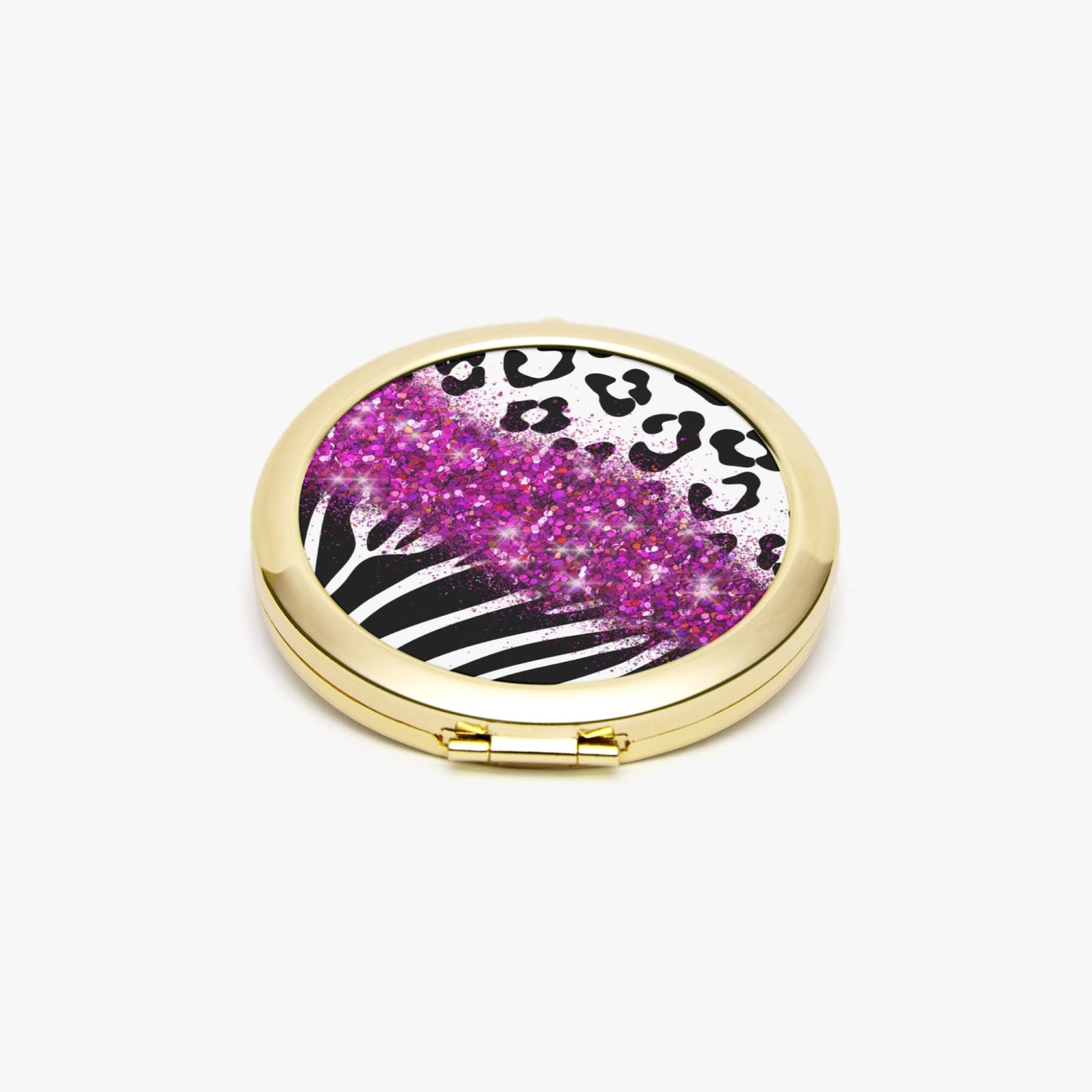 Hot Pink Glitter | Compact Mirror - Kim’s Signature Beauty & Accessories    