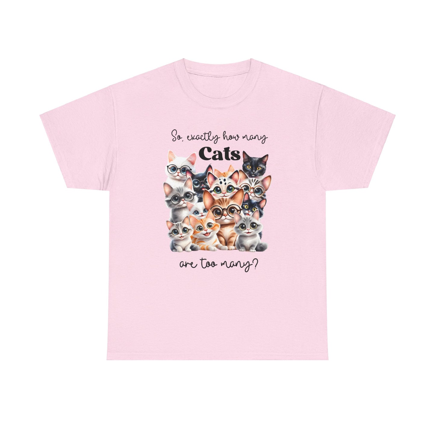 How many is too many Cats Tee - Kim’s Signature Beauty & Accessories    