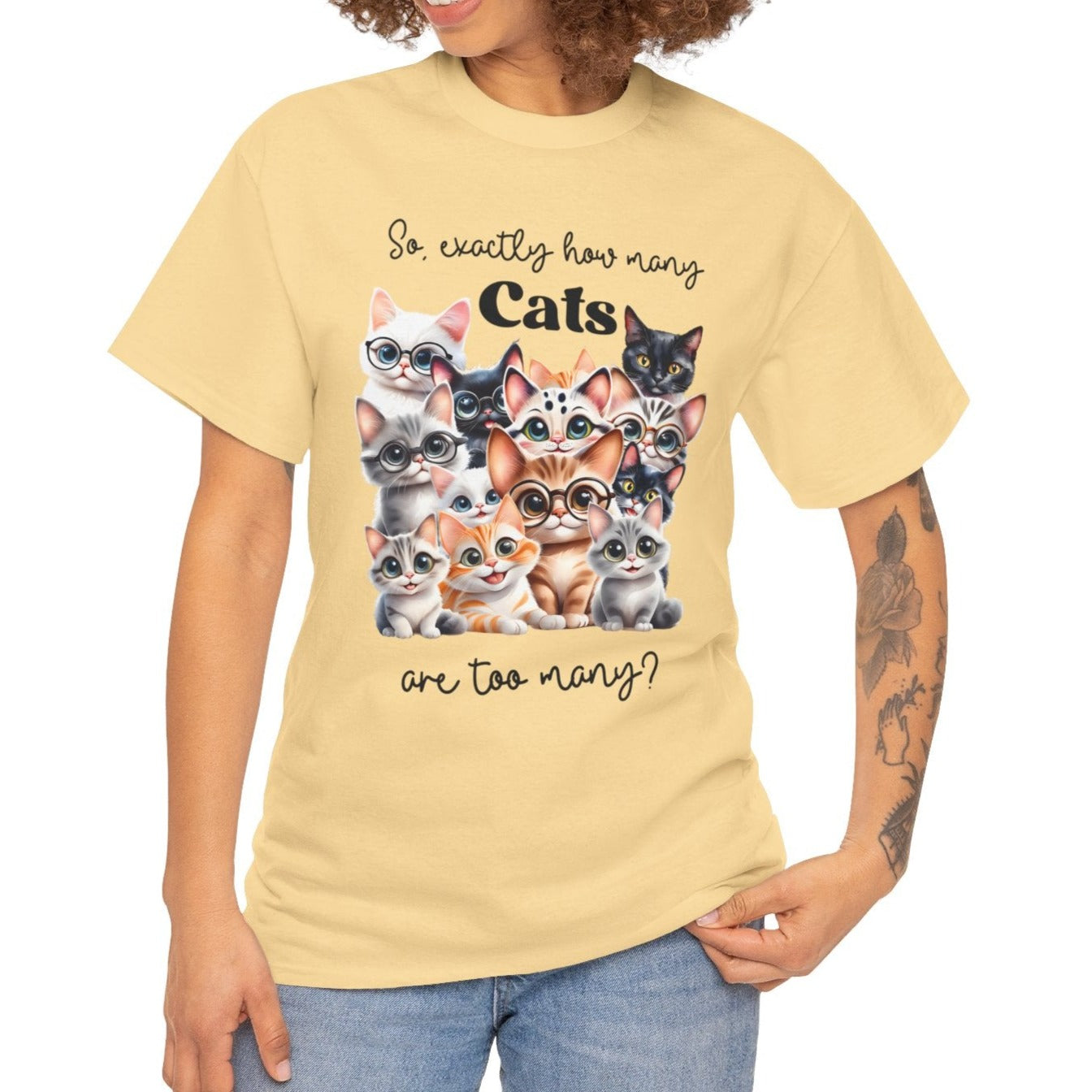 How many is too many Cats Tee - Kim’s Signature Beauty & Accessories    