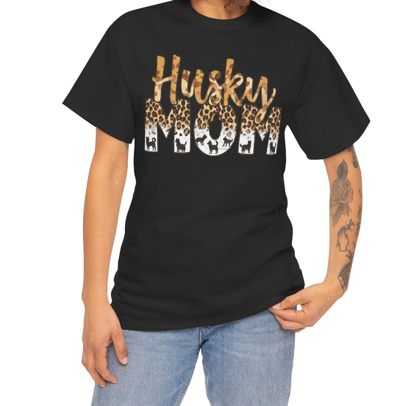 Husky Mom |  Cotton Tee - Kim’s Signature Beauty & Accessories    