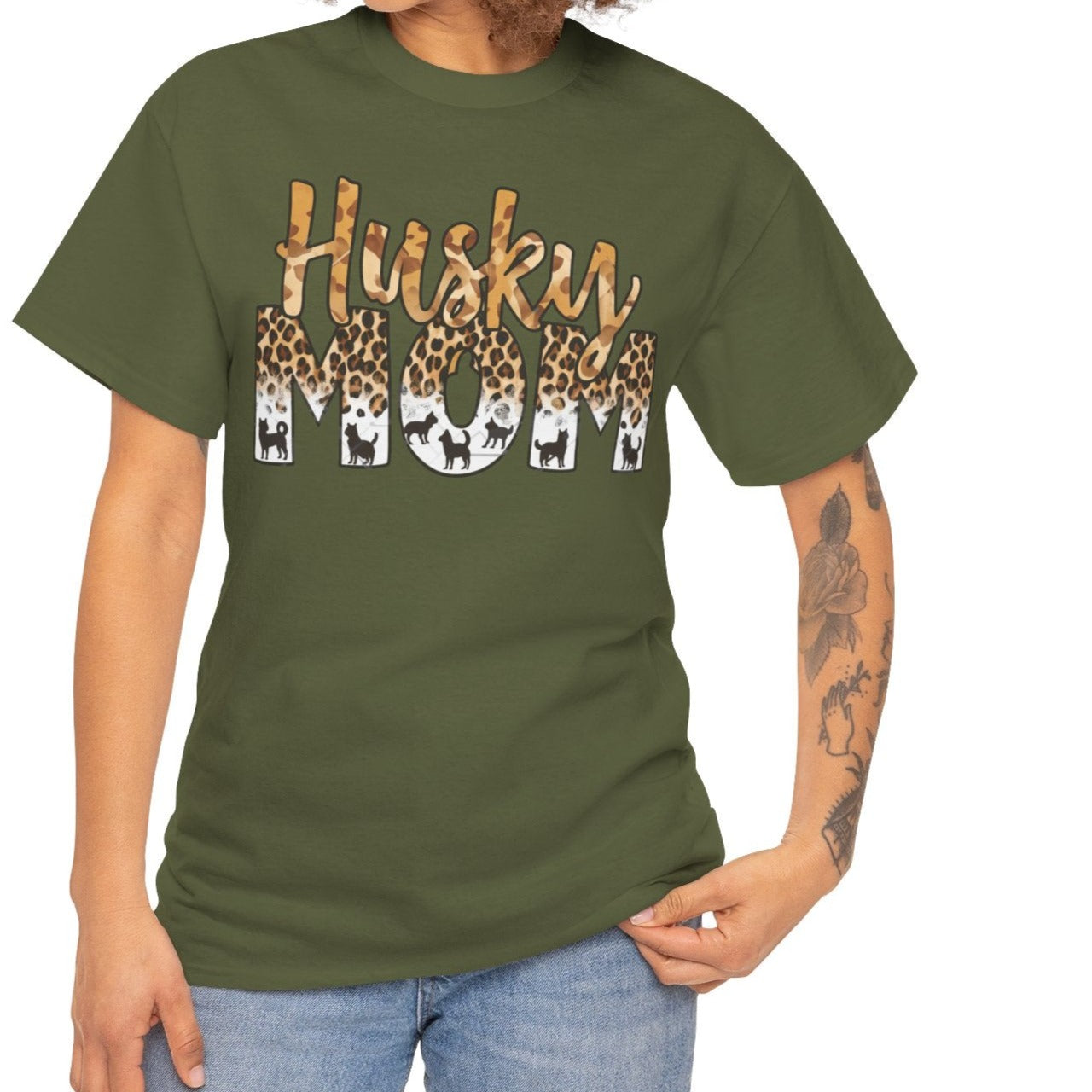 Husky Mom |  Cotton Tee - Kim’s Signature Beauty & Accessories    