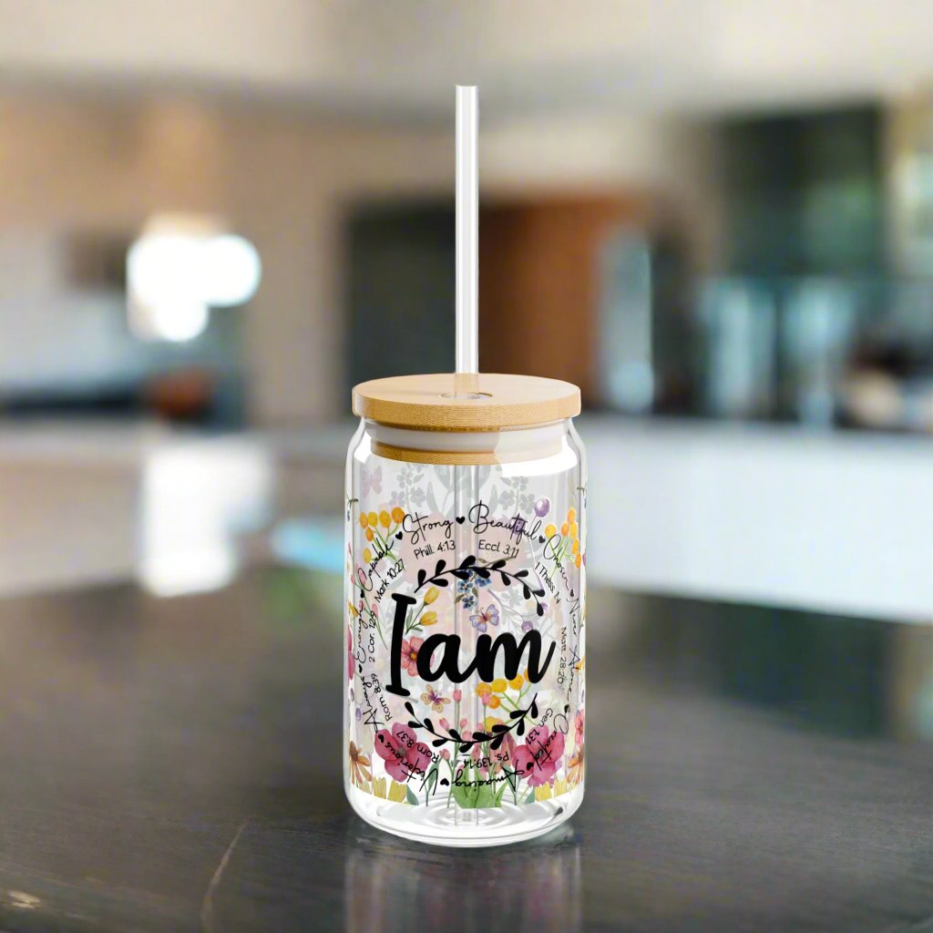 I Am Sipper Glass - Kim’s Signature Beauty & Accessories    