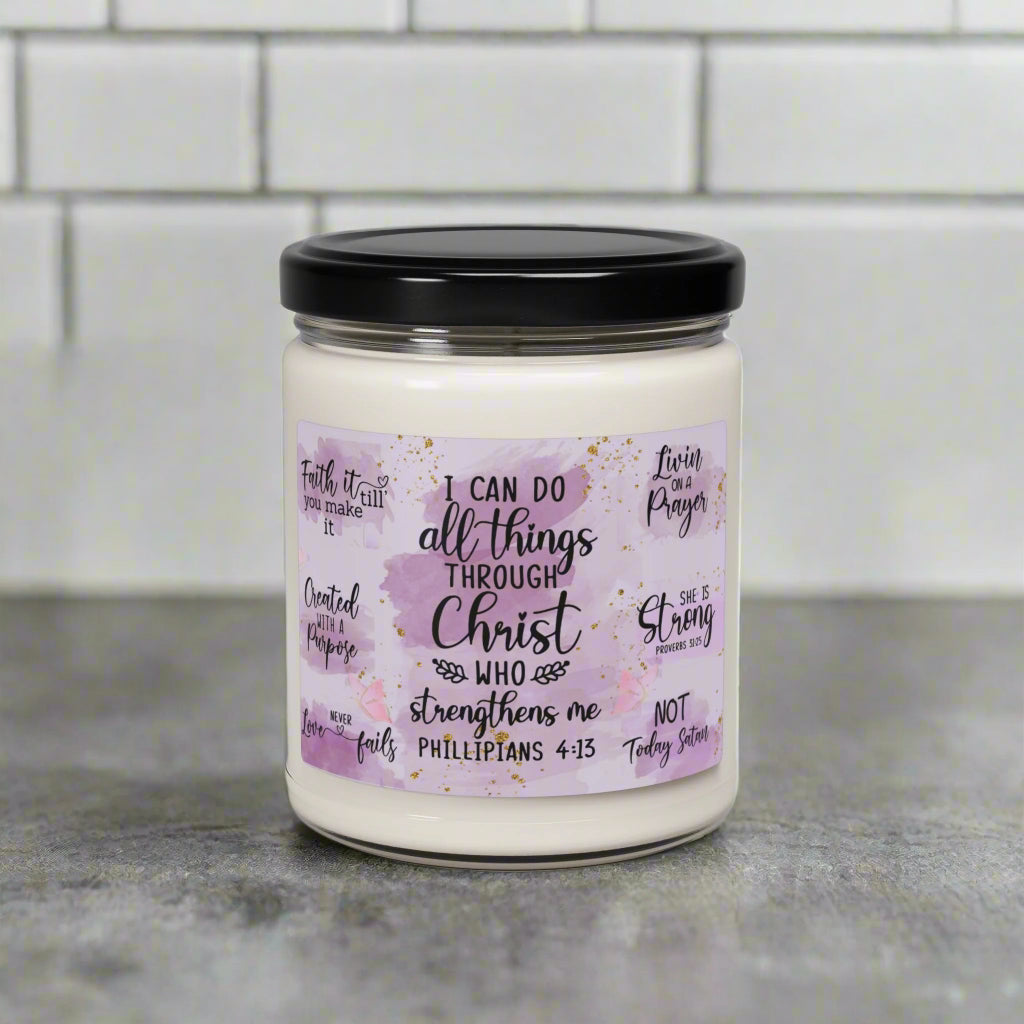 I Can Do All Things.. Candle - Kim’s Signature Beauty & Accessories    