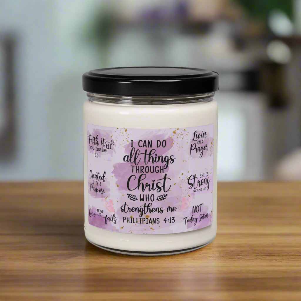 I Can Do All Things.. Candle - Kim’s Signature Beauty & Accessories    