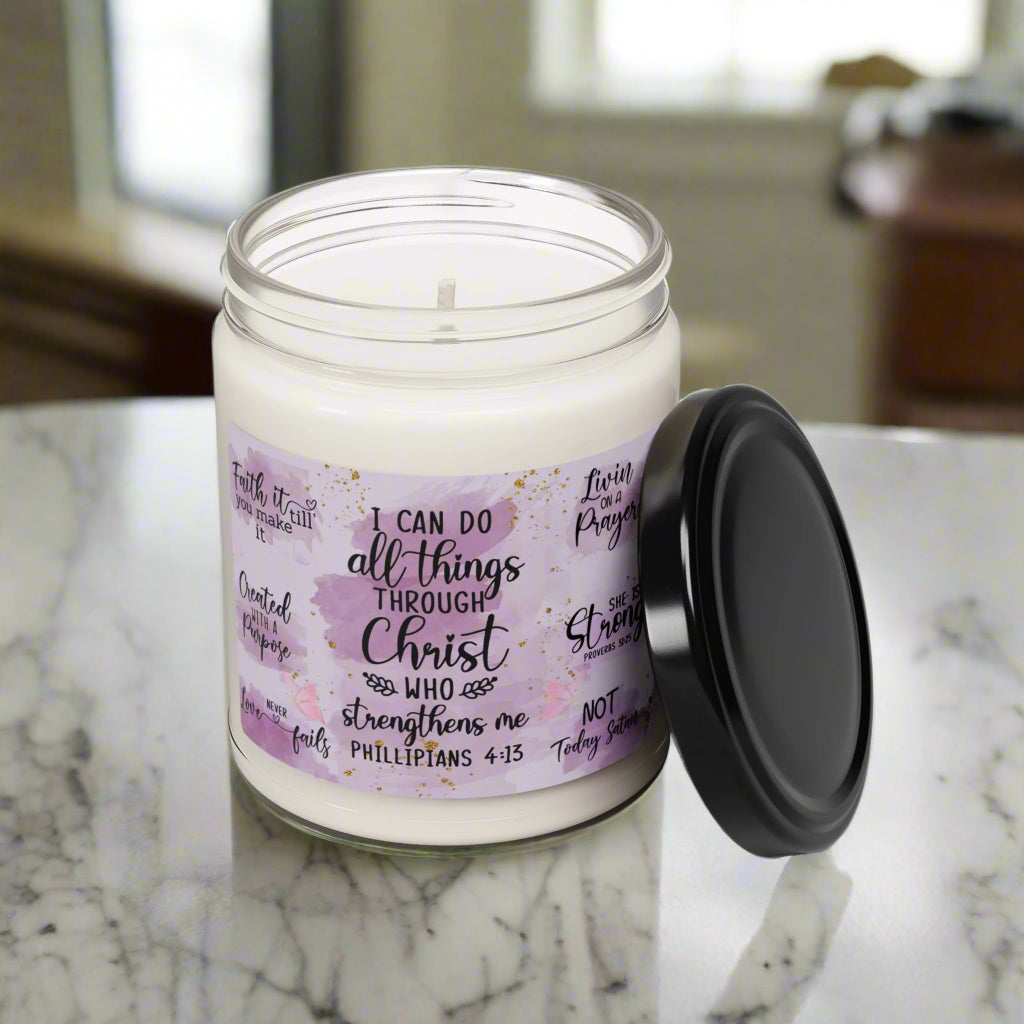 I Can Do All Things.. Candle - Kim’s Signature Beauty & Accessories    