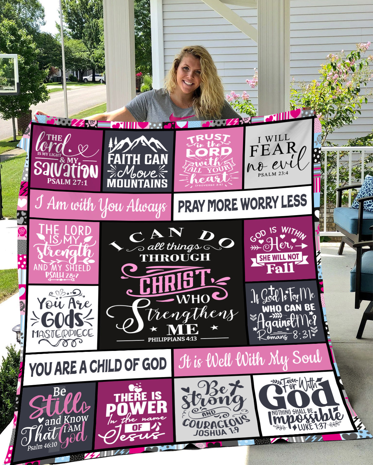 I Can Do All Things Through Christ Blanket - Kim’s Signature Beauty & Accessories    