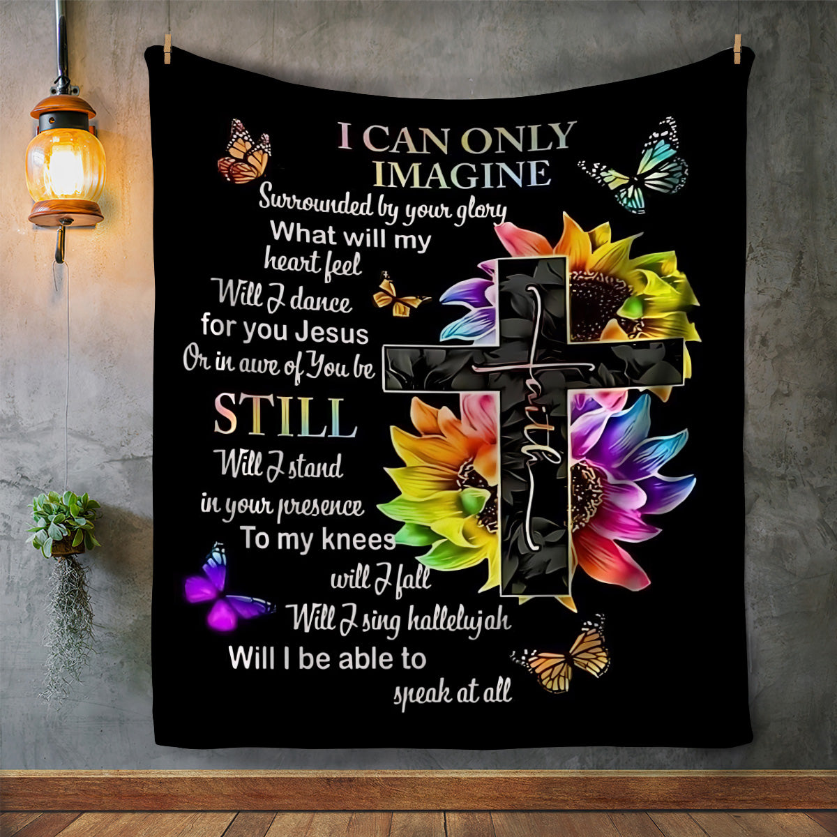 I Can Only Imagine Fleece Blanket - Kim’s Signature Beauty & Accessories    