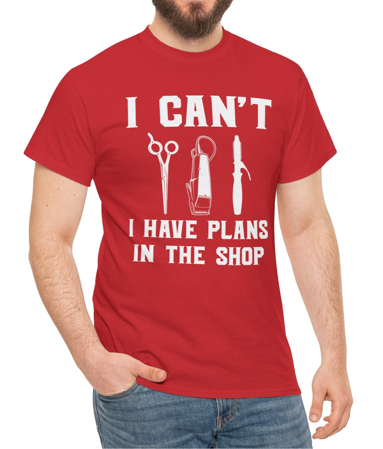 I Can’t, I Have Plans in the Shop – Barber Life Tee - Kim’s Signature Beauty & Accessories    
