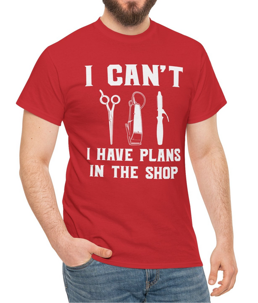 I Can’t, I Have Plans in the Shop – Barber Life Tee - Kim’s Signature Beauty & Accessories    