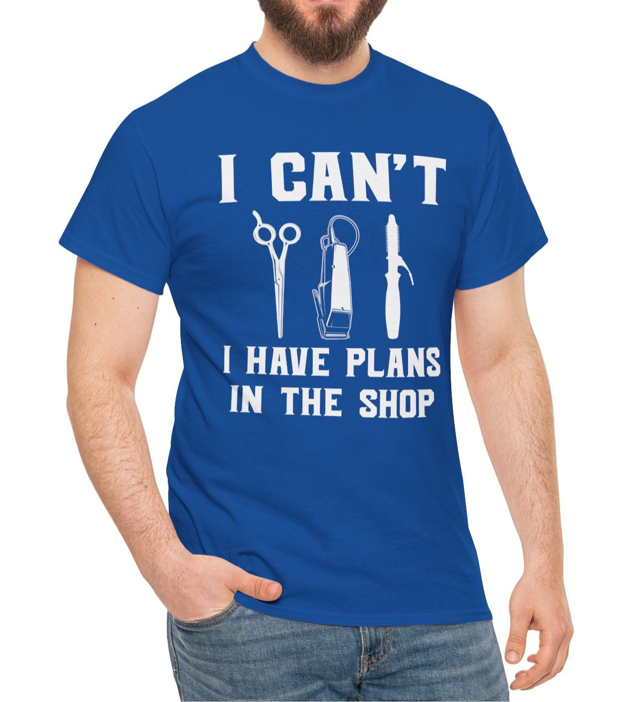 I Can’t, I Have Plans in the Shop – Barber Life Tee - Kim’s Signature Beauty & Accessories    