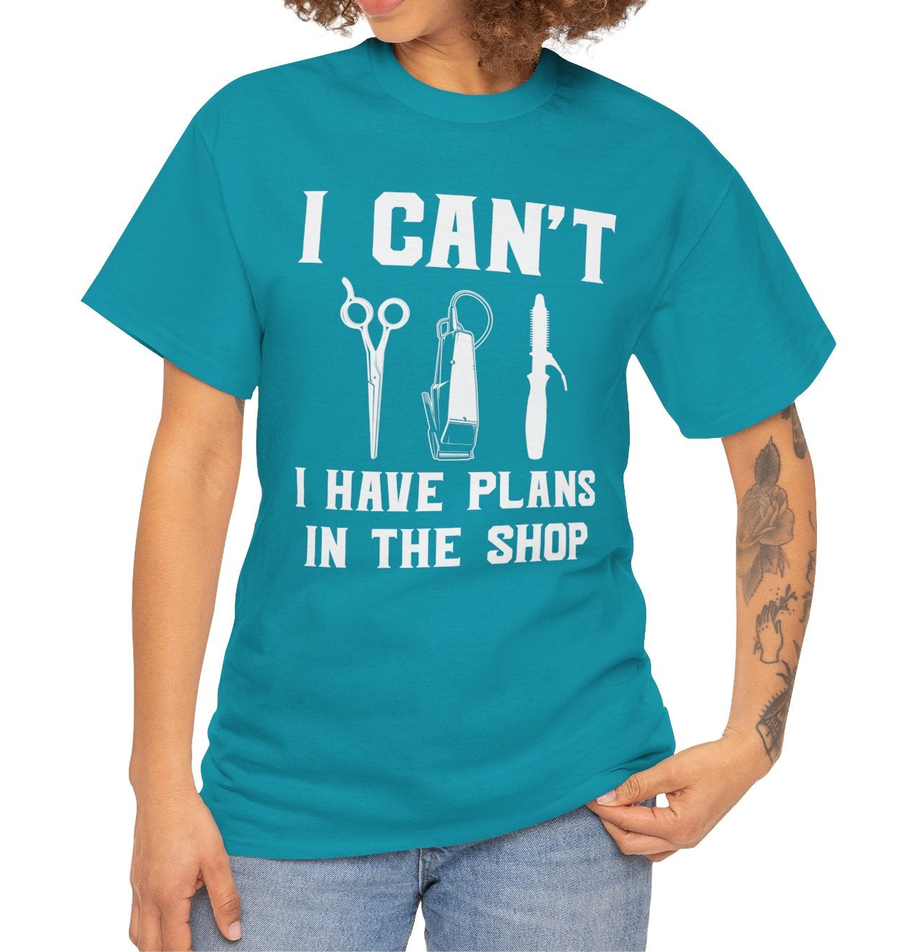 I Can’t, I Have Plans in the Shop – Barber Life Tee - Kim’s Signature Beauty & Accessories    
