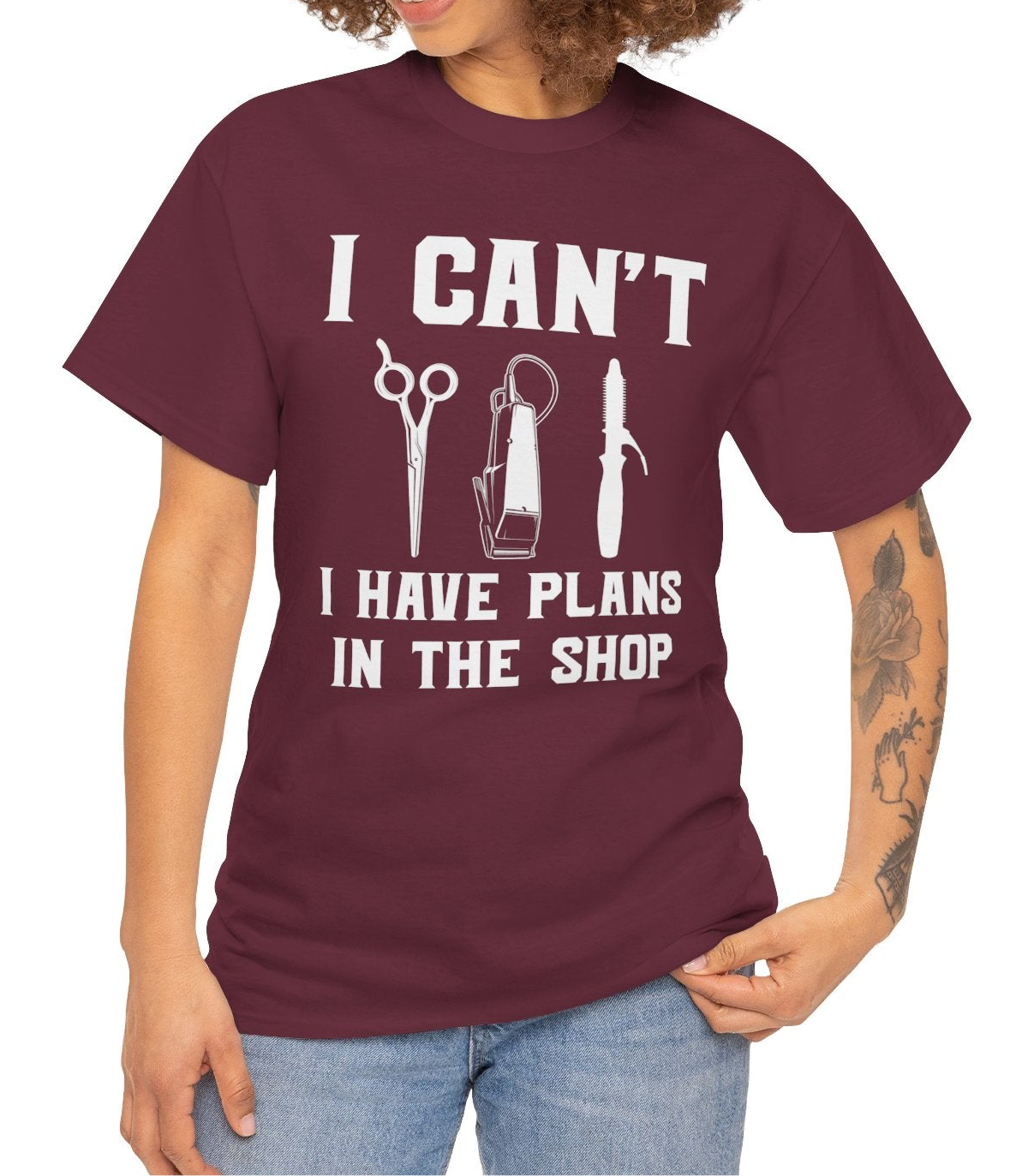 I Can’t, I Have Plans in the Shop – Barber Life Tee - Kim’s Signature Beauty & Accessories    