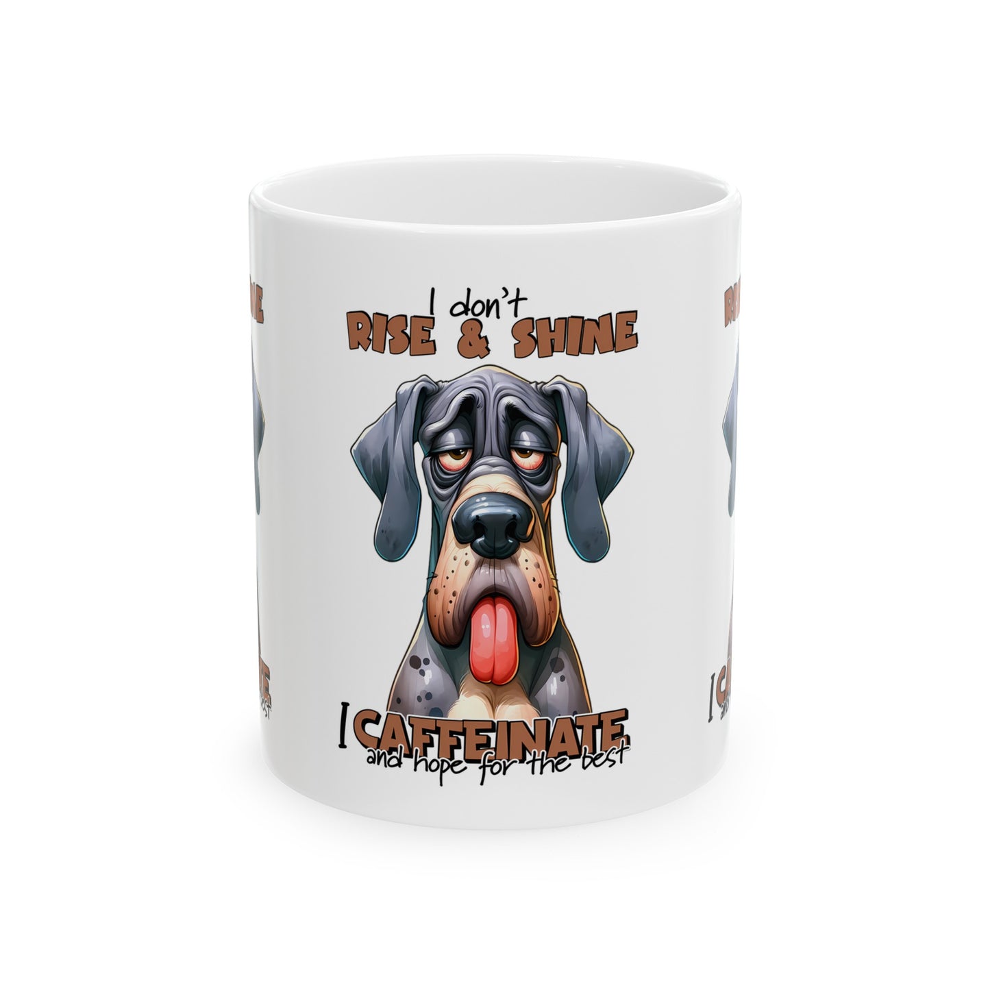 I Don't Rise & Shine Mug - Dog Lover's Mug - Kim’s Signature Beauty & Accessories    